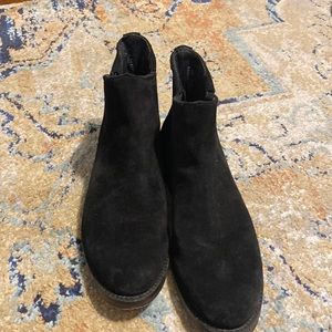 Frye Jet Chelsea Black Suede Boot
